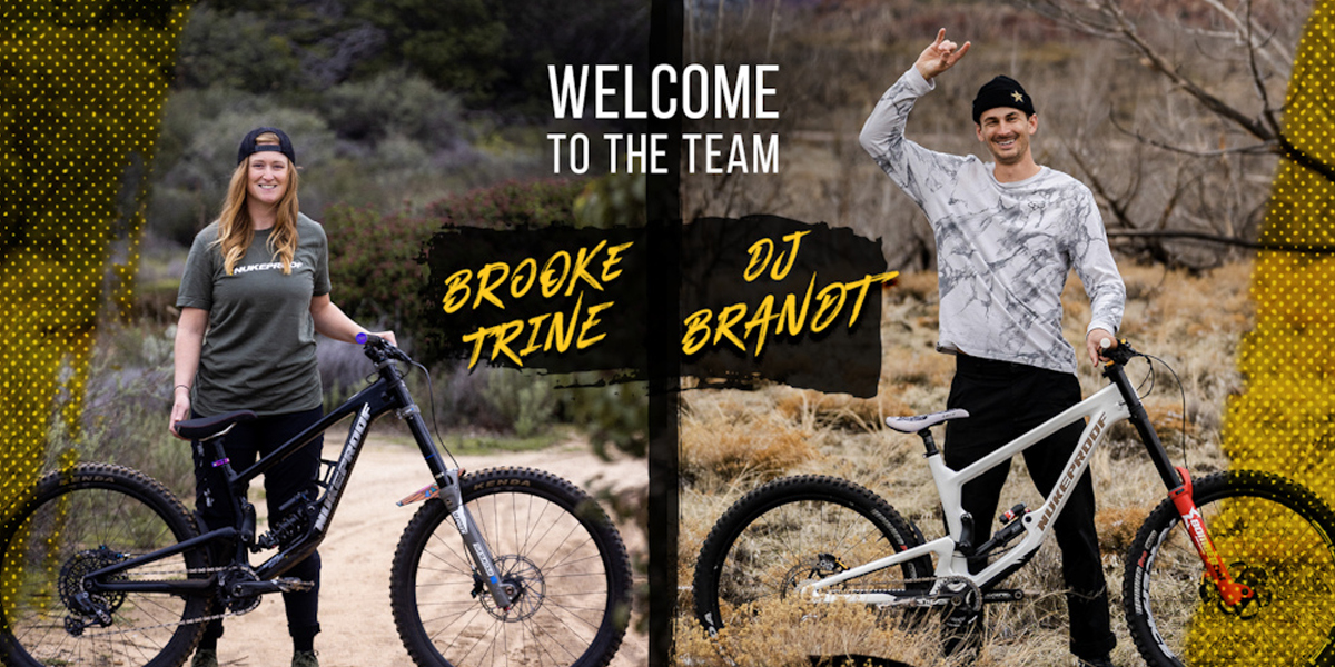 Nukeproof anuncia sus nuevos riders | DJ Brandt y Brooke Trine 