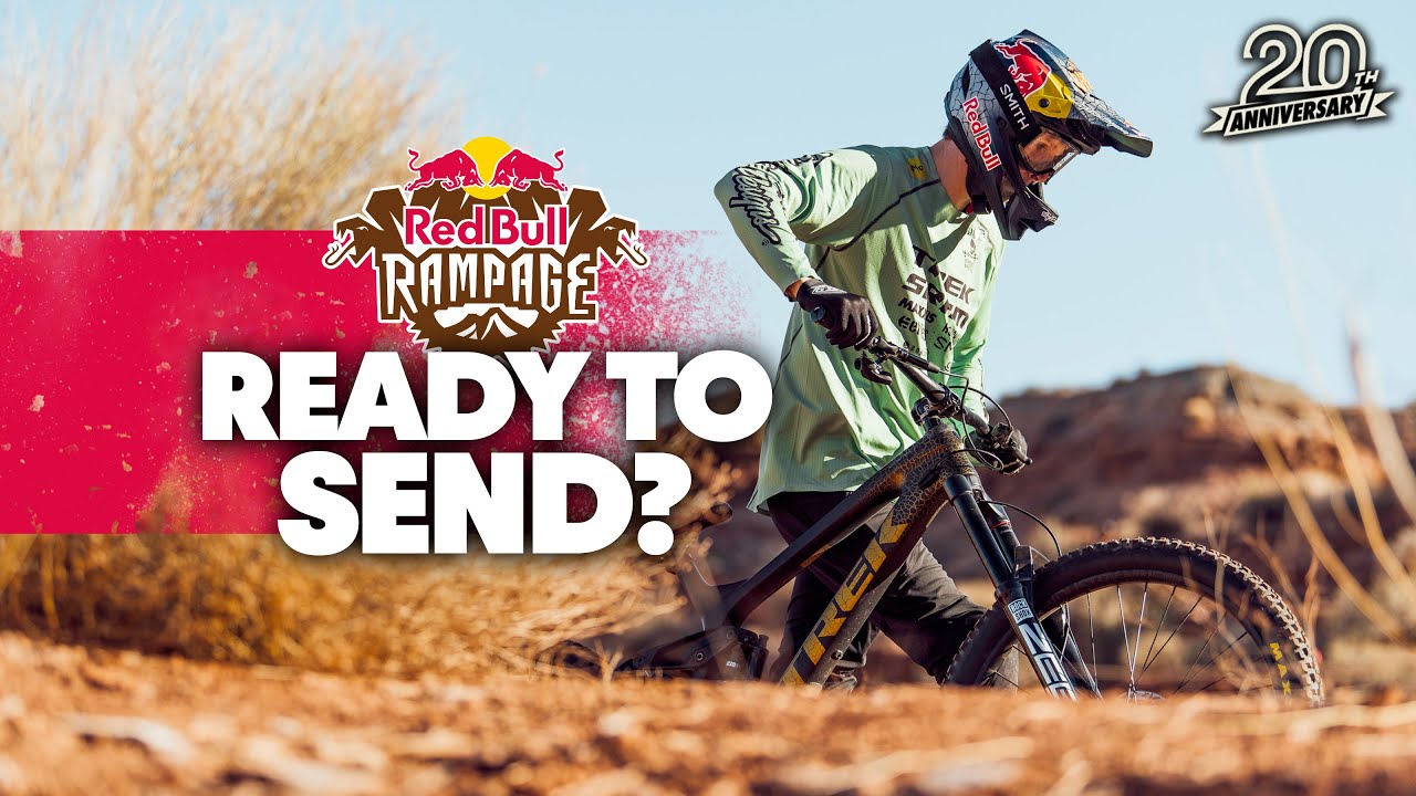 ¡Todo listo!, probando las lineas de Red Bull Rampage 2021