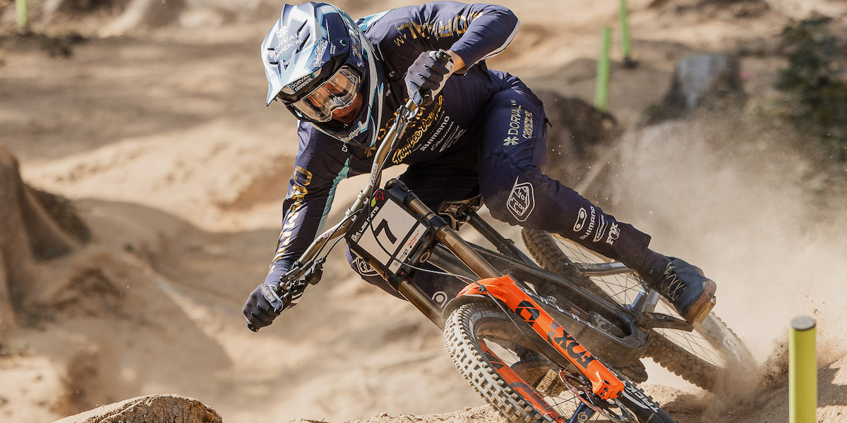 Una locura en Les Gets DH World Cup 2023