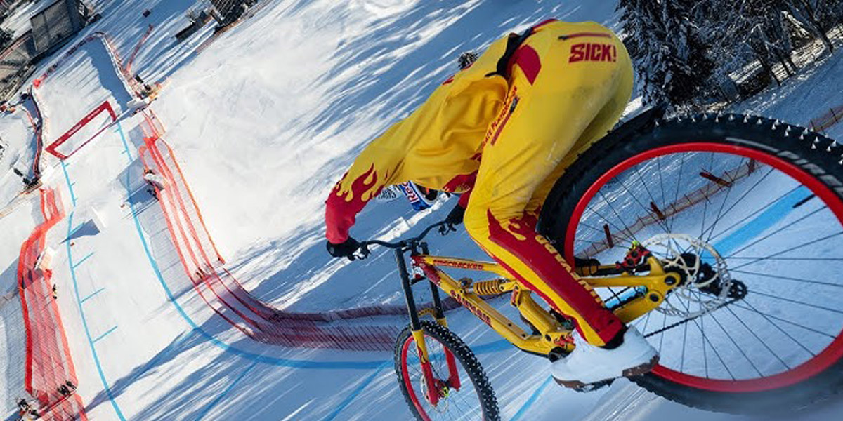 ¡Tienes que ver el nuevo video de Fabio Wibmer en la nieve!