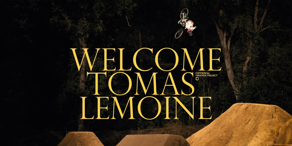 ¡Commencal  le da la bienvenida a Tomas Lemoine! 