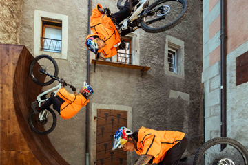 ¡Kriss Kyle en en los viñedos de Lavaux, Suiza! Red Bull Bike