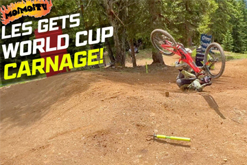 Las practicas en Les Gets Downhill con Jack Moir