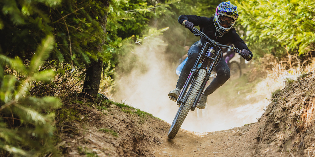 ¡Rodando en el bike park la nueva Marin Quake!