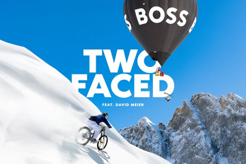 Ski vs. Bike en la nieve -  Tienes que ver TWO FACED  con David Meier